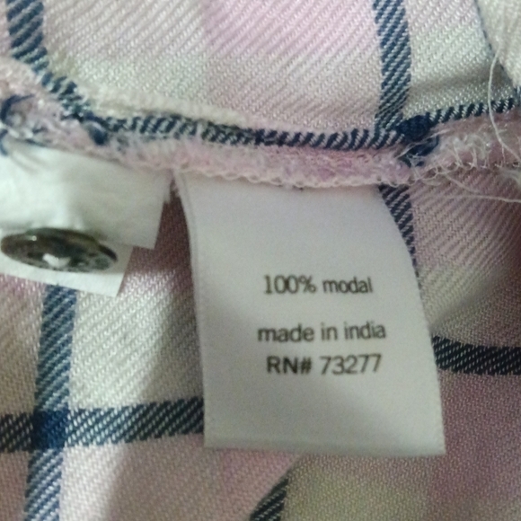 SONOMA Plaid Button Down Shirt Pink Blue Size Small - Picture 5 of 6